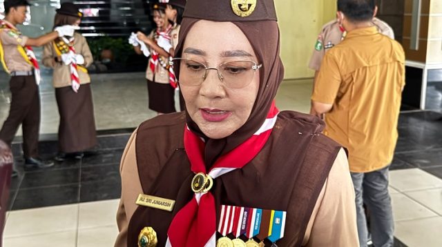 Bupati Sri Juniarsih.(Nadzriel/Lingkarkaltim)