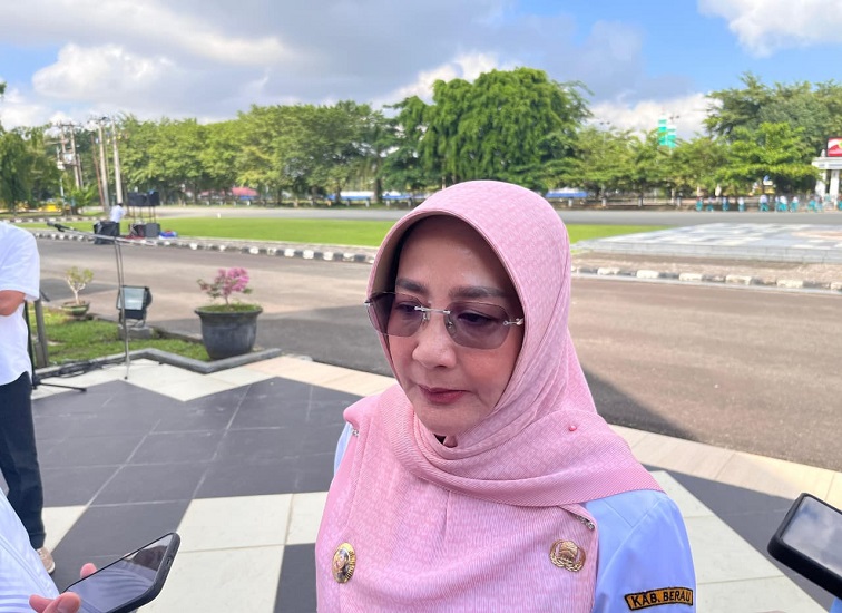 Bupati Berau Sri Juniarsih Mas.(Nadzriel/Lingkarkaltim)