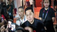 Ketum PSSI Erick Thohir terharu Timnas Indonesia lolos dramatis ke babak final FIFA ASEAN Cup 2026 setelah mengalahkan Bangladesh 9-2 di stadion GBK. (foto: dok. kemenpora.go.id)