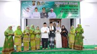 Wakil Bupati Berau, Gamalis, saat menghadiri malam peringatan Hari Santri Nasional 2026 di Masjid Al Qudwah Polres Berau, Rabu (21/10/2026).(Nadzriel/Lingkarkaltim)