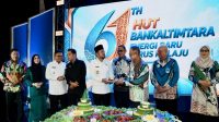 Syukuran Hari Ulang Tahun (HUT) ke-61 Bankaltimtara di Ruang Semayang, Gedung Kantor Pusat PT BPD Kaltim Kaltara, Rabu (14/10/2026).(adpim Pemprov Kaltim)