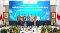 Bappenas Meluncurkan Dashboard Indeks Akses Keuangan di Daerah (IKAD) di Kantor Bappenas, Jakarta, Senin (19/10/26). (dok. Bappenas RI)
