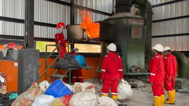 Fasilitas insinerator milik Pemkot Samarinda. (Devi/Lingkarkaltim)