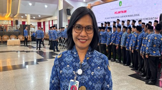 Kepala Dinkes Kukar Ismi Muffidah.(Achmad/Lingkarkaltim)