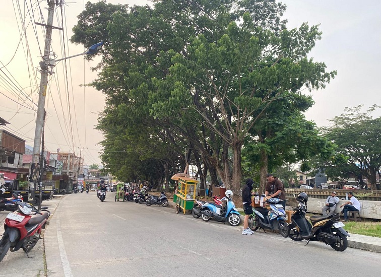 Jalan Tarmidi, Sungai Pinang Dalam.(Devi/Lingkarkaltim)