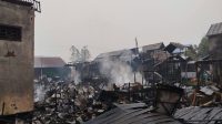 Kondisi Rumah Usai Terbakar (Dok. Polsek Muara Muntai)