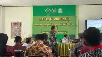 lptq Rakor LPTQ Kab. Kukar yang dipimpin langsung Ketua Umum Lembaga Pengembangan Tilawatil Qur’an (LPTQ) Kukar, Sunggono dan OPD Terkait di Ruang Rapat Kantor LPTQ, Jalan Jelawat, Tenggarong, Kamis (15/10/26). (Dilla/lingkarkaltim)