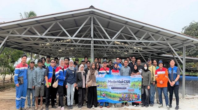 kunjungan lapangan ke program tanggung jawab sosial perusahaan (CSR) Gerbang Insan Mapan di Desa Sebakung Jaya, Kecamatan Babulu, Kabupaten Penajam Paser Utara (PPU), Sabtu (17/10/2026).(Dok.PHKT)