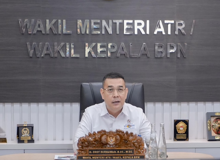 Wakil Menteri Agraria dan Tata Ruang/Wakil Kepala Badan Pertanahan Nasional (Wamen ATR/Waka BPN), Ossy Dermawan. (Dok. KementerianATRBPN)