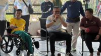 Atlet Boccia Bersama Kajari Kukar dan Kepala Dispora Kukar (Dok. NPCI Kukar)