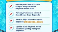 Bayar Pajak di Berau Expo 2026 Bisa Bawa Pulang Dua Sepeda, Bapenda Berau Buka Layanan hingga Malam Dan Tawarkan Kemudahan bagi Wajib Pajak.(Dok.Bappenda)