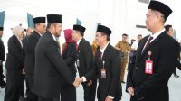 Pelantikan pejabat dilingkungan Pempriv Kaltim.(Adpim Pempriv Kaltim)