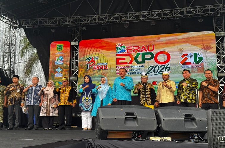 Suasana pembukaan Expo Berau 2026.(Nadzriel/Lingkarkaltim)