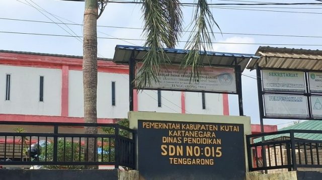 SDN 015 Tenggarong, di Jalan Pahlawan, Kabupaten Kutai Kartanegara (Kukar), (Far/Lingkarkaltim.com)