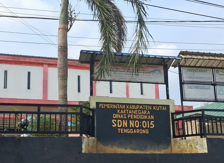 SDN 015 Tenggarong, di Jalan Pahlawan, Kabupaten Kutai Kartanegara (Kukar), (Far/Lingkarkaltim.com)