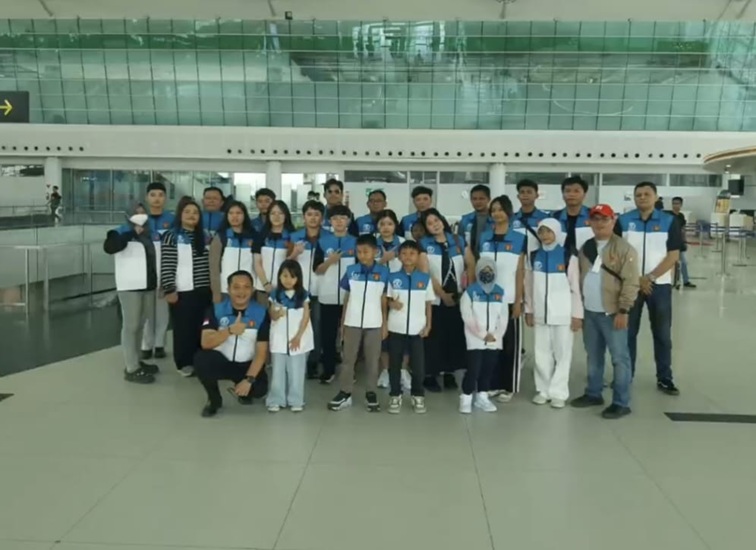 Keberangkatan Atlet Catur Kaltim (Dok. PERCASI Kaltim)