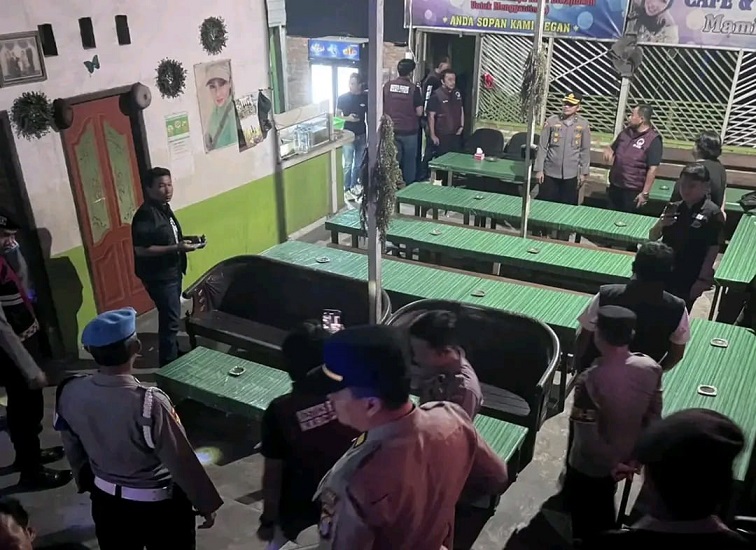 Penyisiran Tempat Hiburan di Tenggarong dan Sebulu (Dok. Humas Polres Kukar)