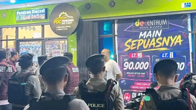Penyisiran Tempat Hiburan di Tenggarong dan Sebulu (Dok. Humas Polres Kukar)