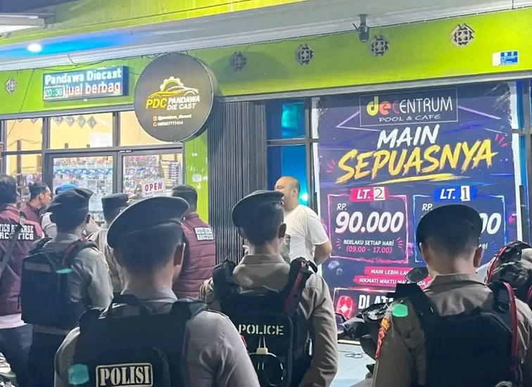 Penyisiran Tempat Hiburan di Tenggarong dan Sebulu (Dok. Humas Polres Kukar)