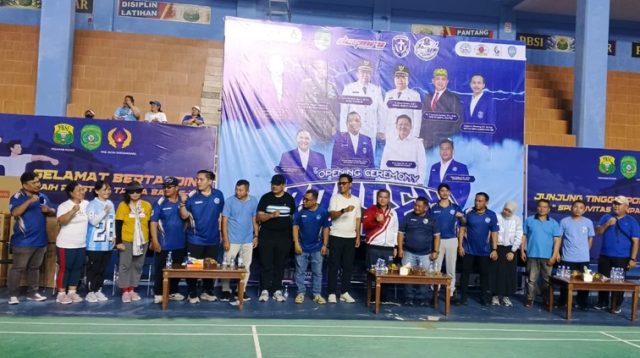 Pekan Olahraga dan Seni (PORSENI) GAMKI Kukar 2026 di Kompleks Stadion Rondong Demang Gedung PBSI, Tenggarong, Sabtu (10/10/2026). (Dilla/lingkarkaltim)