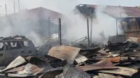 Bekas Kebakaran Rumah di Gang Karya (Dok. Polsek Tenggarong)