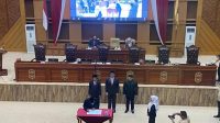 Pengesahan Rancangan Peraturan Daerah (Raperda) APBD-P 2026 dalam Rapat Paripurna DPRD Kota Samarinda. (Devi/Lingkarkaltim)