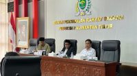 Rapat Dengar Pendapat (RDP) bersama Komisi I DPRD Kaltim dan perwakilan pemilik lahan di Jalan Kurnia Makmur serta Jalan Blitar, Senin (5/10/2026).(Devi/Lingkarkaltim)