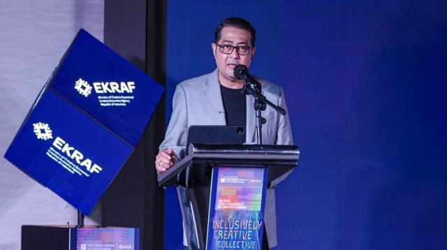 Menteri Ekonomi Kreatif, Teuku Riefky Harsya, menyampaikan bahwa World Conference on Creative Economy (WCCE) 2026 menjadi momentum strategis bagi Indonesia untuk memperkuat peran ekonomi kreatif dalam pembangunan global. Konferensi ini akan berlangsung pada 21–23 Oktober 2026 di Jakarta. Rabu (7/10/26). (Dok. Kementerian Ekonomi Kreatif)