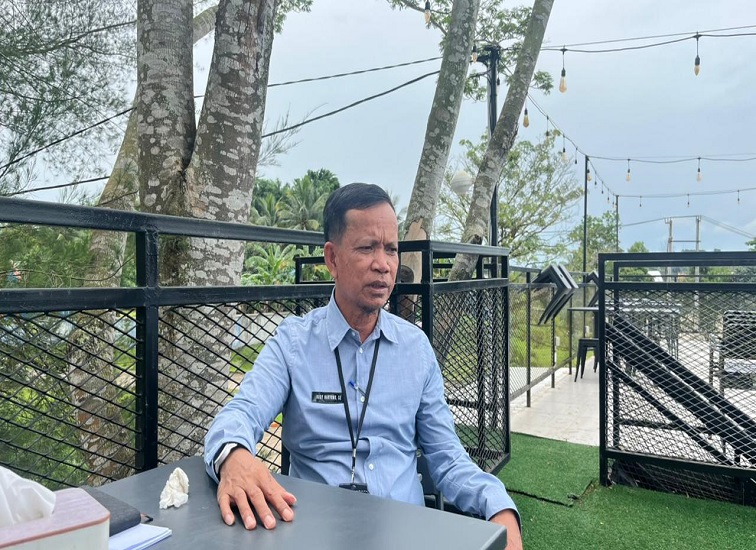 Manajer Hubungan Masyarakat Perumda Air Minum Batiwakkal, Rudy Hartono.(Nadzriel/Lingkarkaltim)