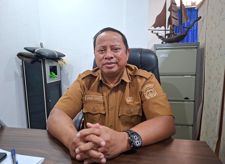 Kepala Bidang Pengelolaan Perikanan Budidaya DKP Kukar, Sabar Handoyo, Senin (12/10/26). (Dilla/lingkarkaltim)
