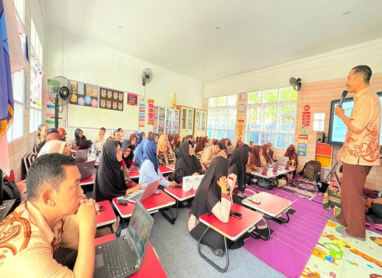 Suasana saat kegiatan pengimbasan di SDN 015 Tenggarong. (Dok. SDN 07 Tenggarong)