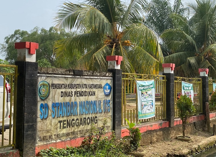 SDN 035 Tenggarong berada di Jalan Biawan. (Far/Lingkarkaltim.com)