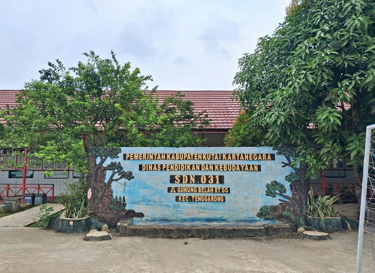 SDN 031 Tenggarong, berada di Jalan Gunung Belah, Kabupaten Kutai Kartanegar. (Far/Lingkarkaltim.com)