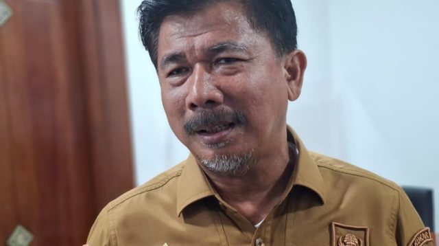 Sekda Kukar, Sunggono, Senin (19/10/26). (Dilla/lingkarkaltim)