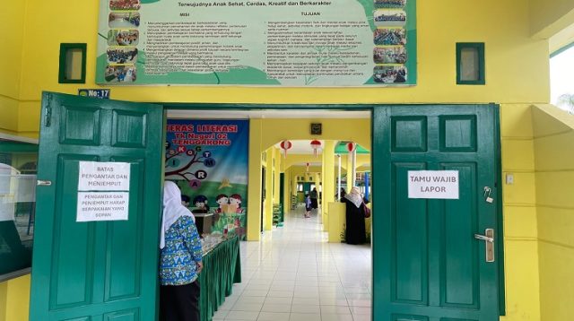 Suasana TK Negeri 02 Tenggarong.(Fara/Lingkarkaltim)