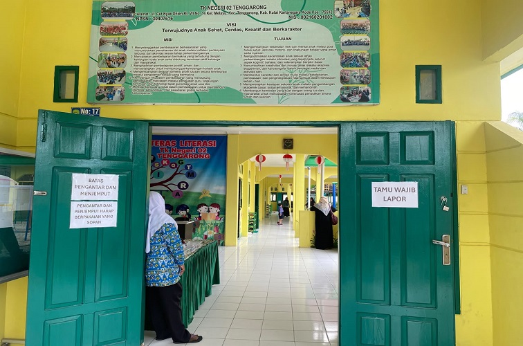 Suasana TK Negeri 02 Tenggarong.(Fara/Lingkarkaltim)