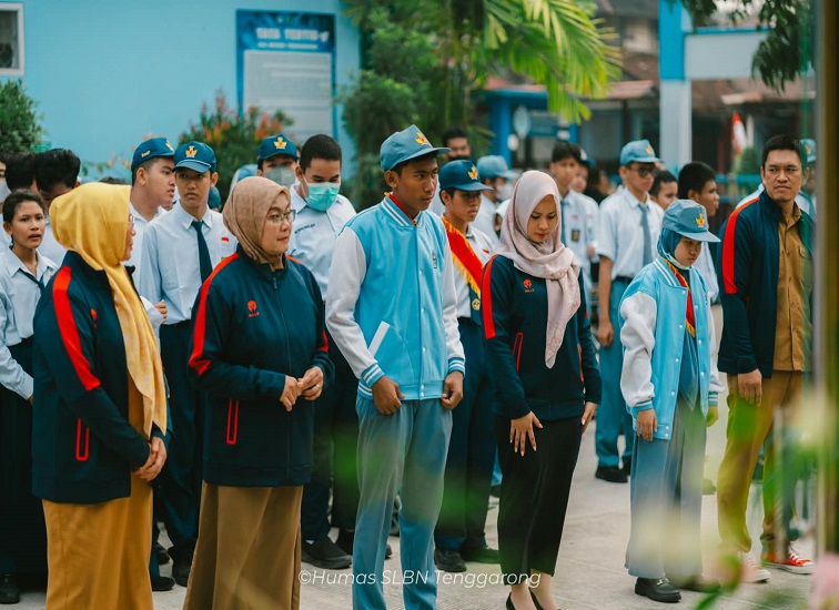 Pelepasan Peserta O2SN dan Atlet Posnas Kukar (Dok. Humas SLB Negeri Tenggarong)