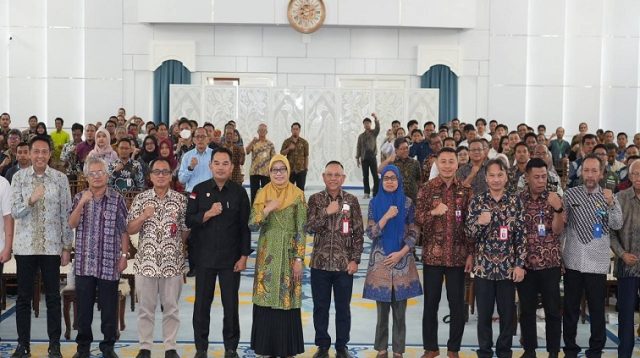 Konsultasi publik pertama, tentang revisi Rencana Tata Ruang Wilayah (RTRW) Provinsi Kaltim, yang digelar Dinas PUPR Kaltim, di Odah Etam Komplek Kantor Gubernur Kaltim,  Samarinda, Kamis (8/10/ 2026).(Adpim Pemprov Kaltim)