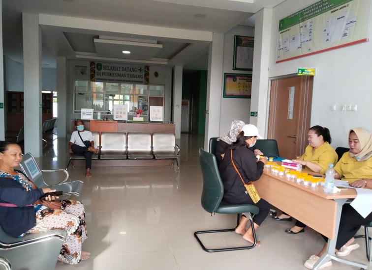 Pelayanan Puskesmas Tabang. (Doc. Puskesmas Tabang)