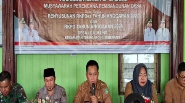 Musrembang Desa oleh Kecamatan Tenggarong Seberang, Desa Loa Ulung. (Doc. Kecamatan Tenggarong Seberang)