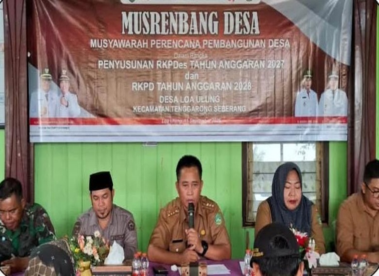 Musrembang Desa oleh Kecamatan Tenggarong Seberang, Desa Loa Ulung. (Doc. Kecamatan Tenggarong Seberang)